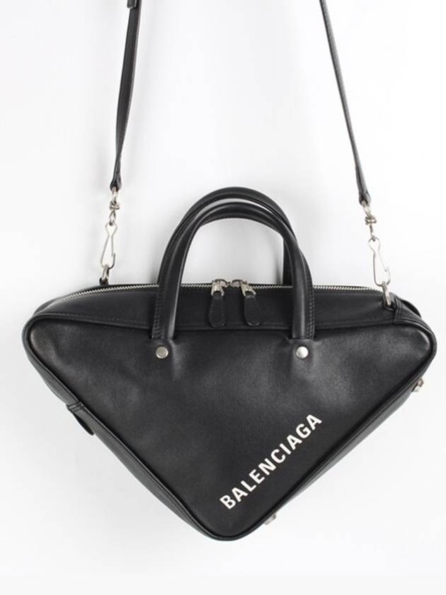 Luxury Balenciaga Trending 2026 Logo triangle small duffel bag