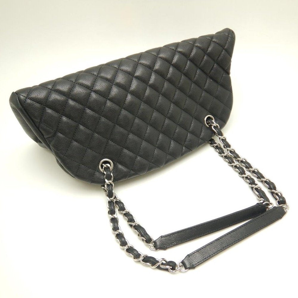 Chanel Mademoiselle Bowling Bag Caviar Skin Black
