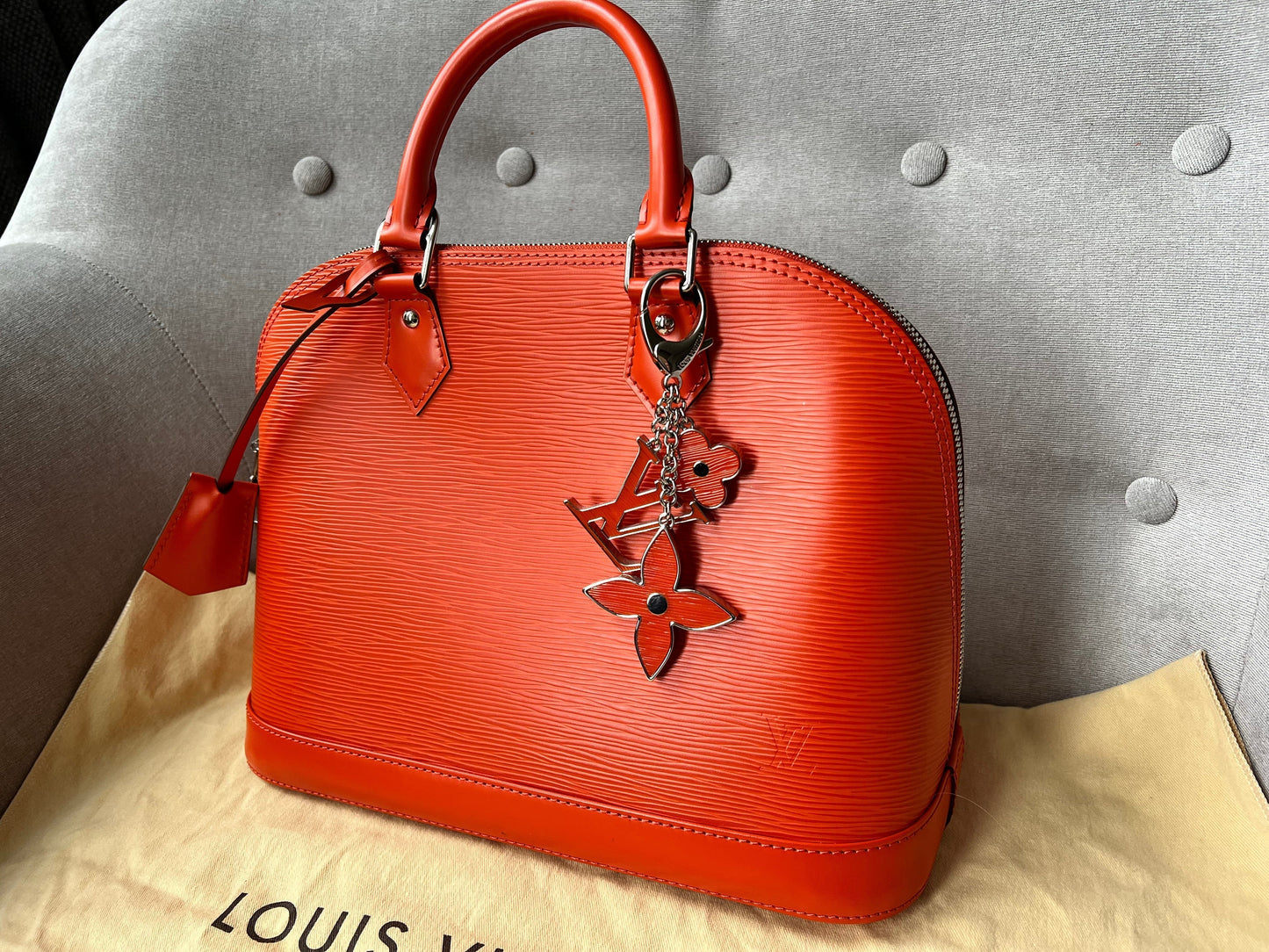Louis Vuitton Alma PM Orange Epi