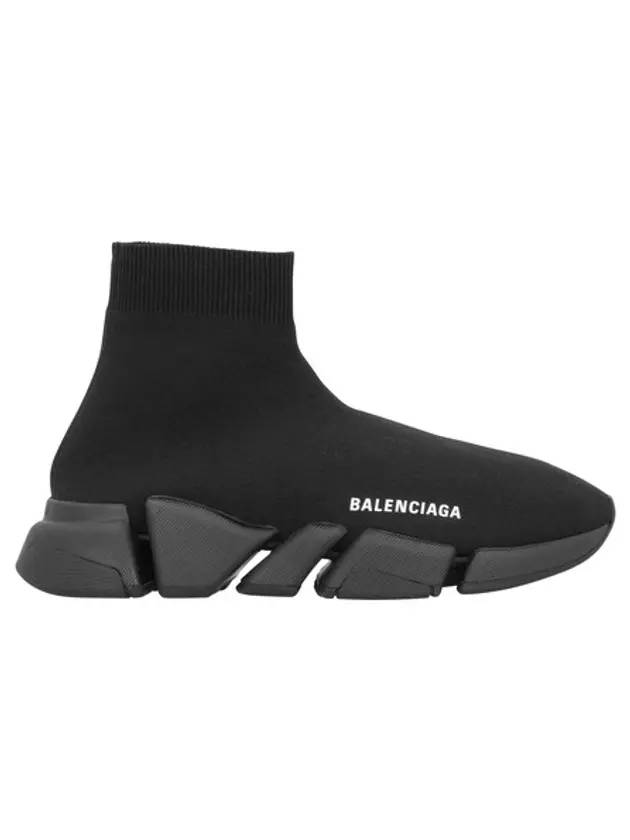 Luxury Balenciaga Trending 2026 WoMen's Speed 2 0 Recycled Knit High Top Sneakers Black