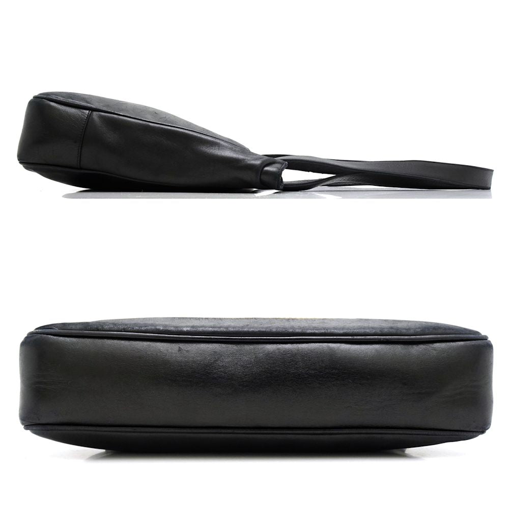 Chanel Tote Bag Lambskin Studs Black Vintage