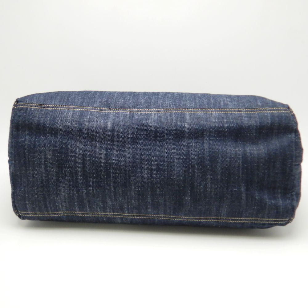 Chanel Cococabas PM Denim Indigo Shoulder Tote Blue