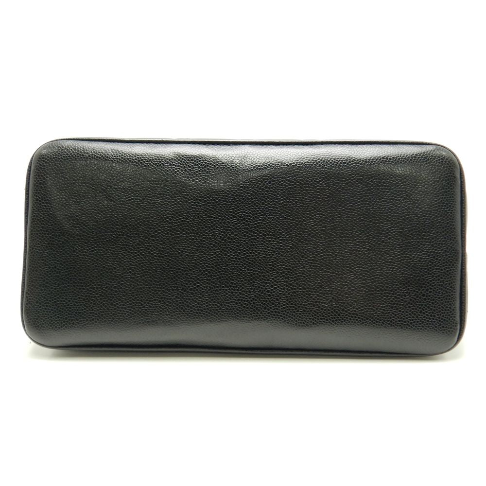 Chanel Reprint Tote Bag Caviar Skin Black