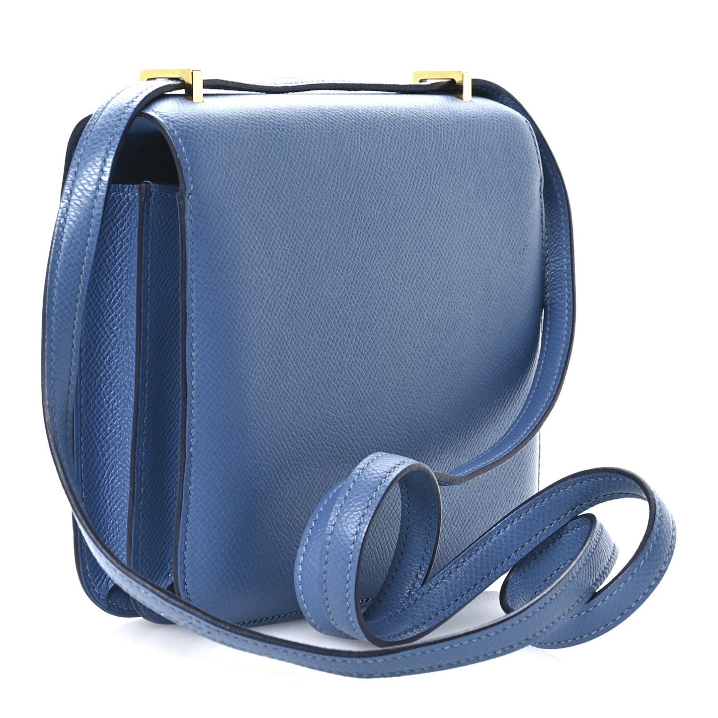 Hermes Epsom Constance 18 Bleu Azur