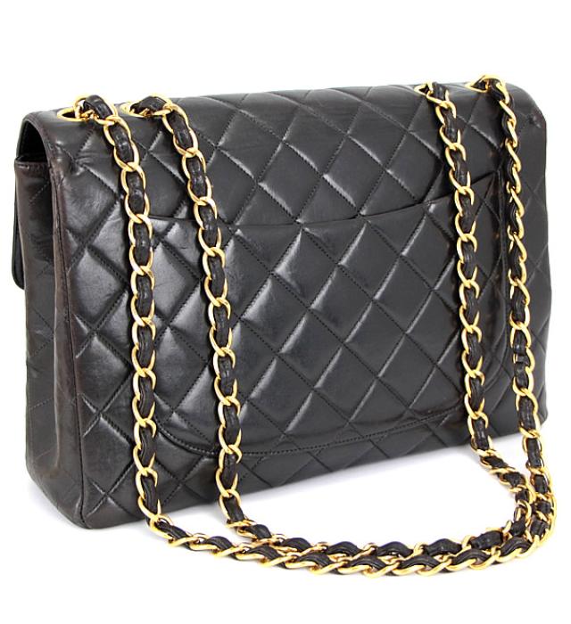 Chanel Matelasse 30 Chain Shoulder Bag Lambskin Black