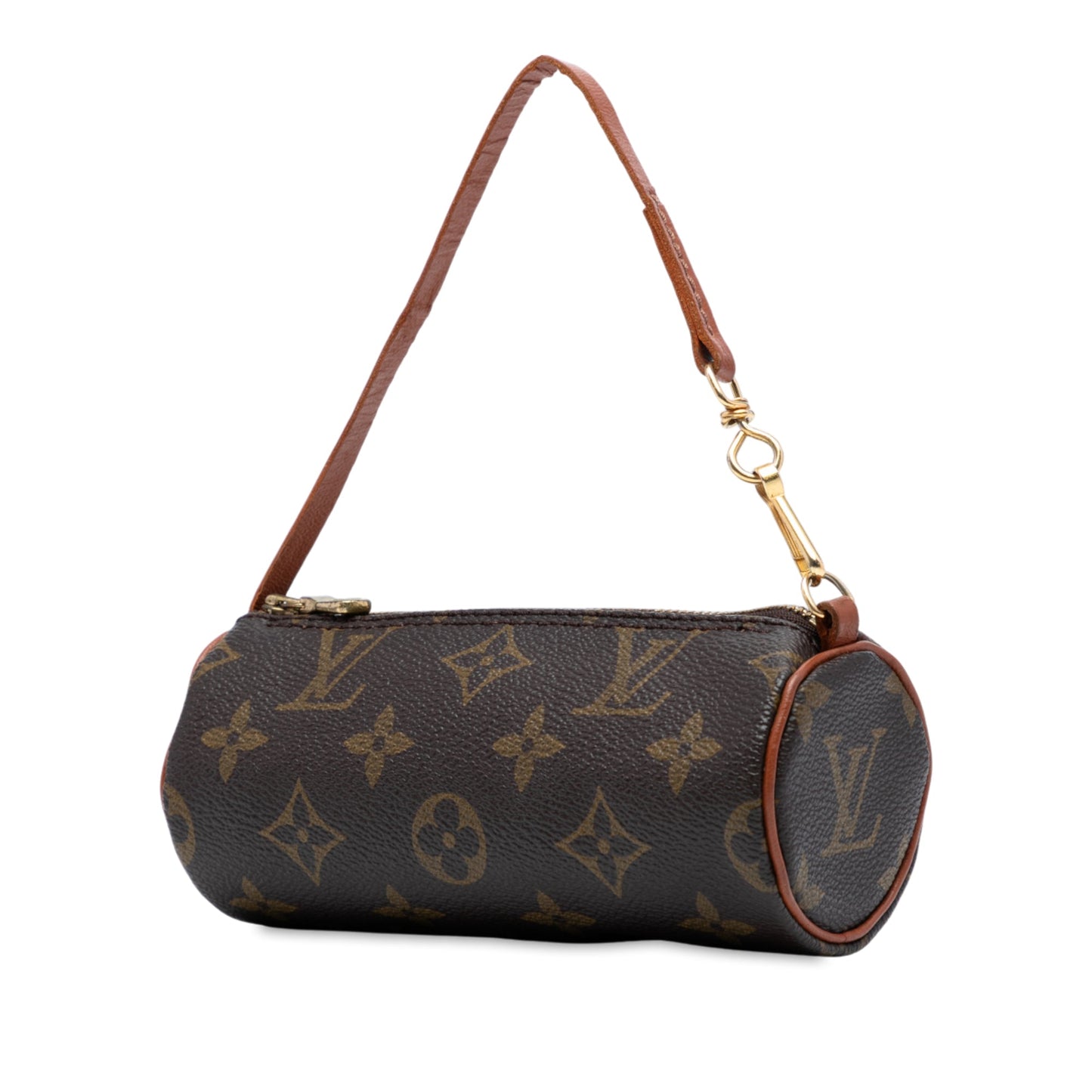 Brown Louis Vuitton Monogram Papillon Pochette Handbag