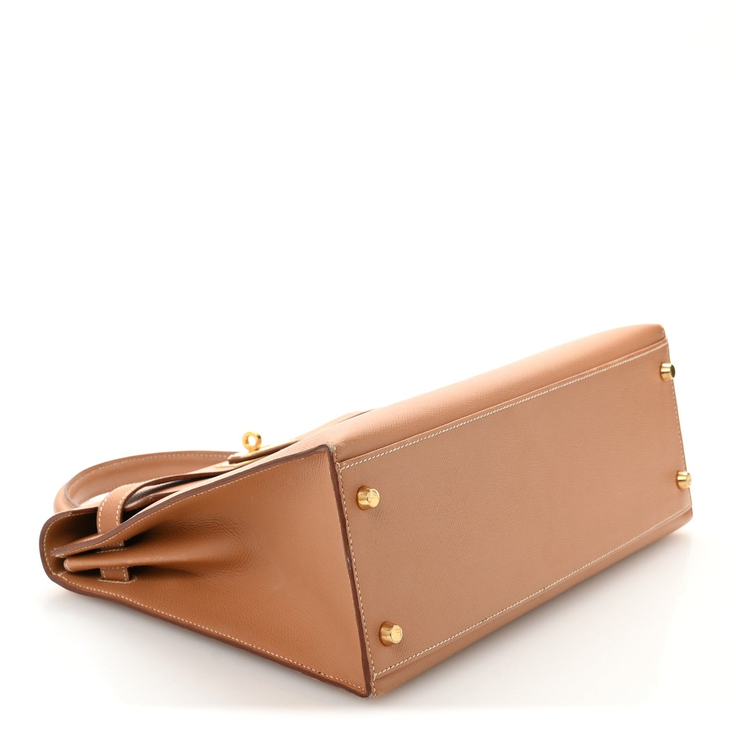 Hermes Courchevel Kelly Sellier 32 Tabac Camel