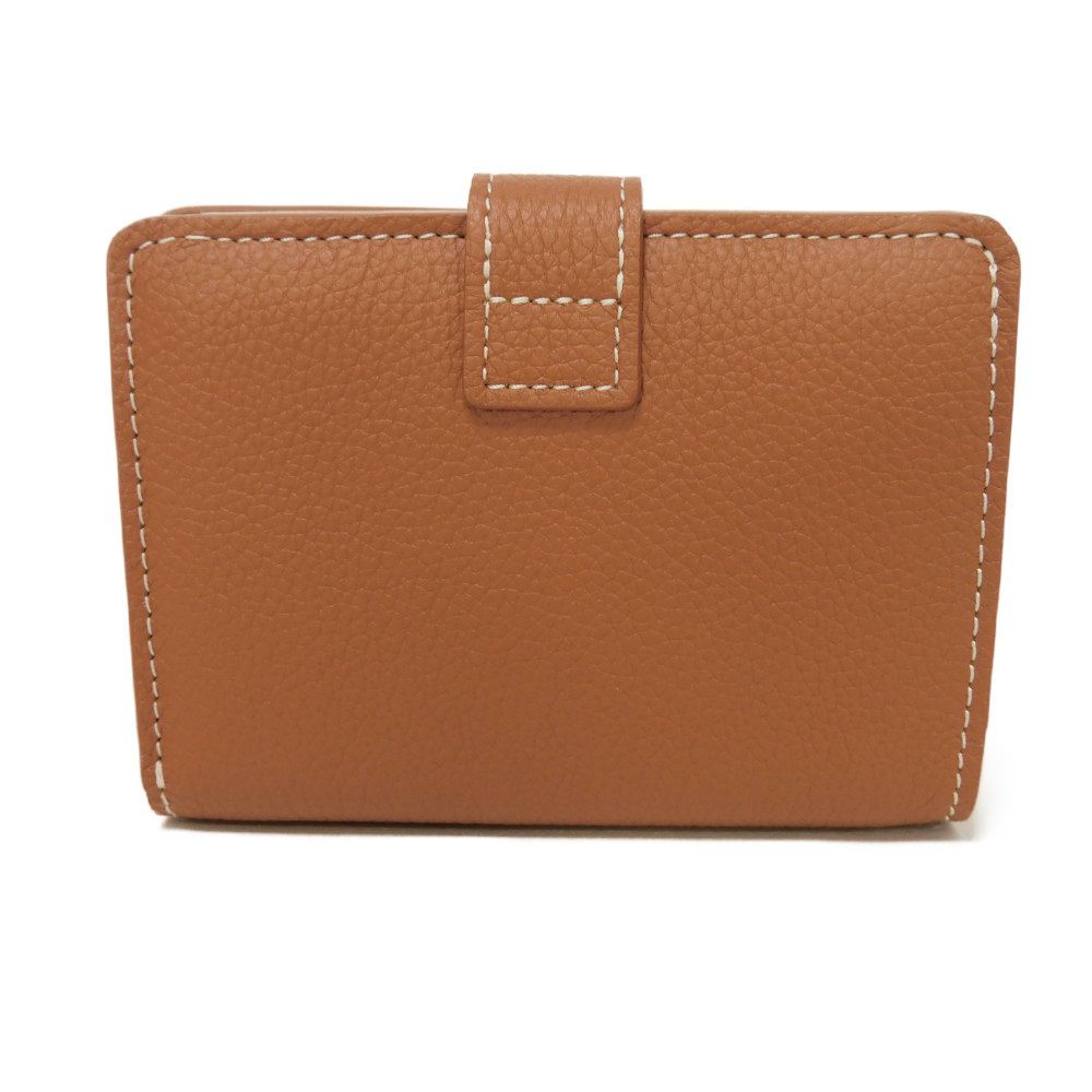 LOUIS VUITTON Bifold Wallet M12148 Calf leather cognac Current Padlock Brown RFID Unused LV circle Portefeuille Lowkey Compact unisex(Unisex)