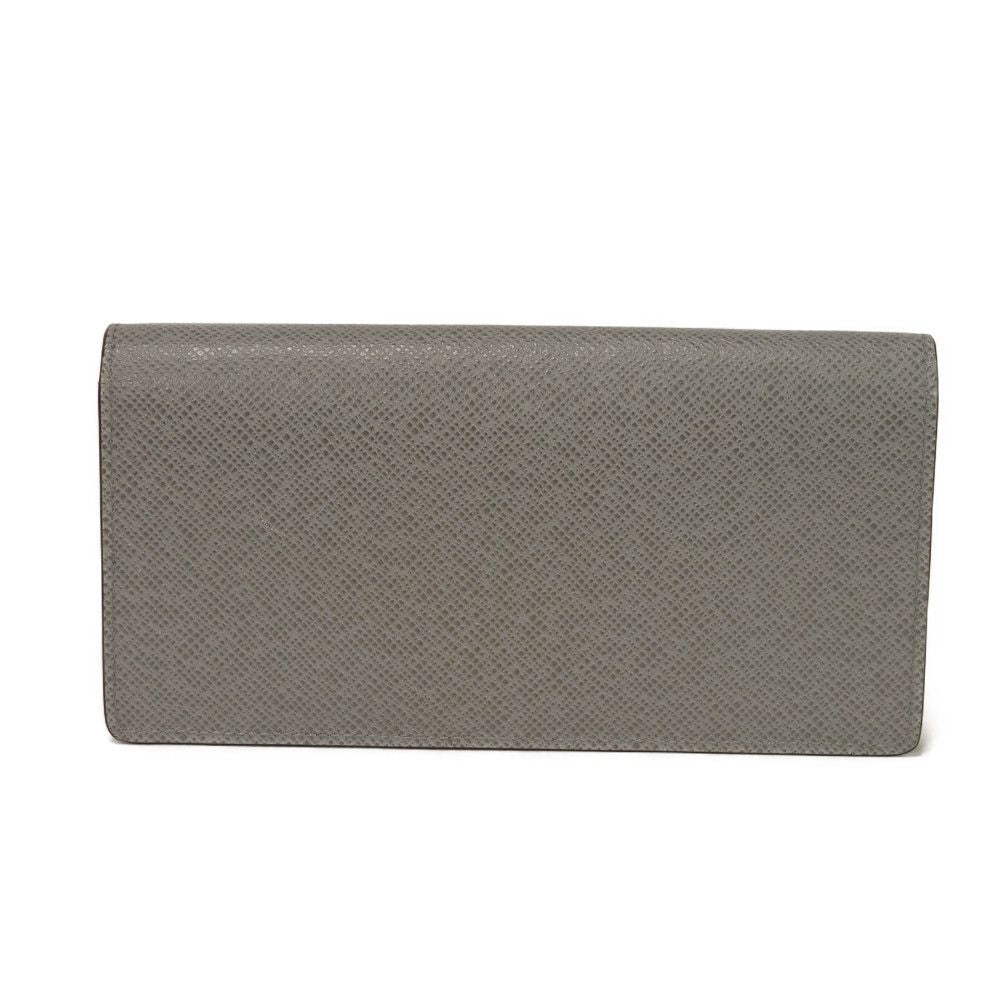 LOUIS VUITTON Long Wallet Purse M11580 Taiga Leather Gris Roche New Griloche Gray Blue Bicolor RFID Taiga Portefeuille Blaza NM mens