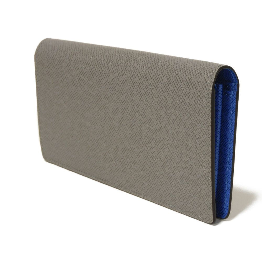 LOUIS VUITTON Long Wallet Purse M11580 Taiga Leather Gris Roche New Griloche Gray Blue Bicolor RFID Taiga Portefeuille Blaza NM mens