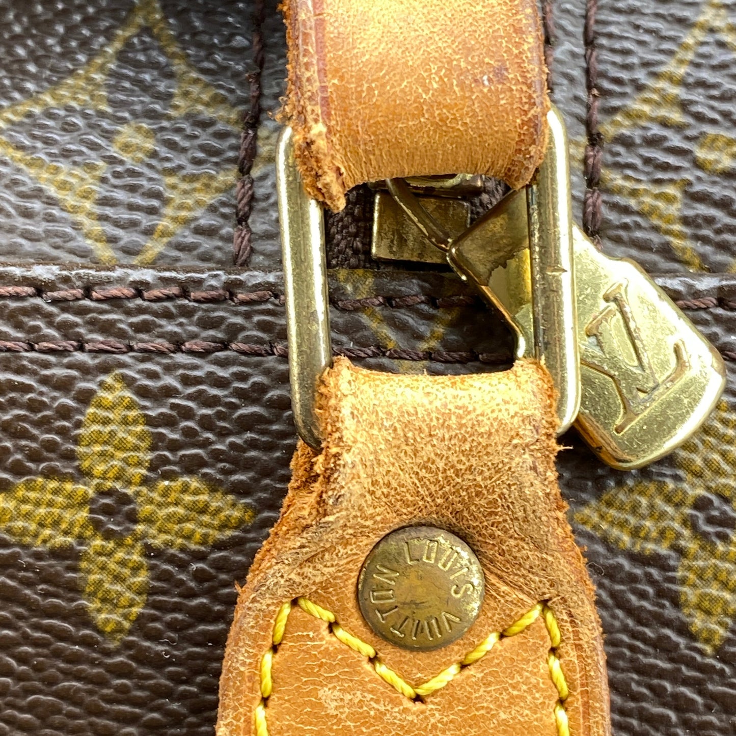 Louis Vuitton Monogram Brown Oval Crossbody Shoulder Bag