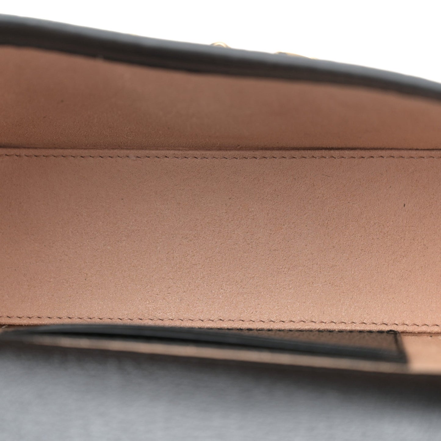 Gucci Calfskin Horsebit 1955 Shoulder Bag Black