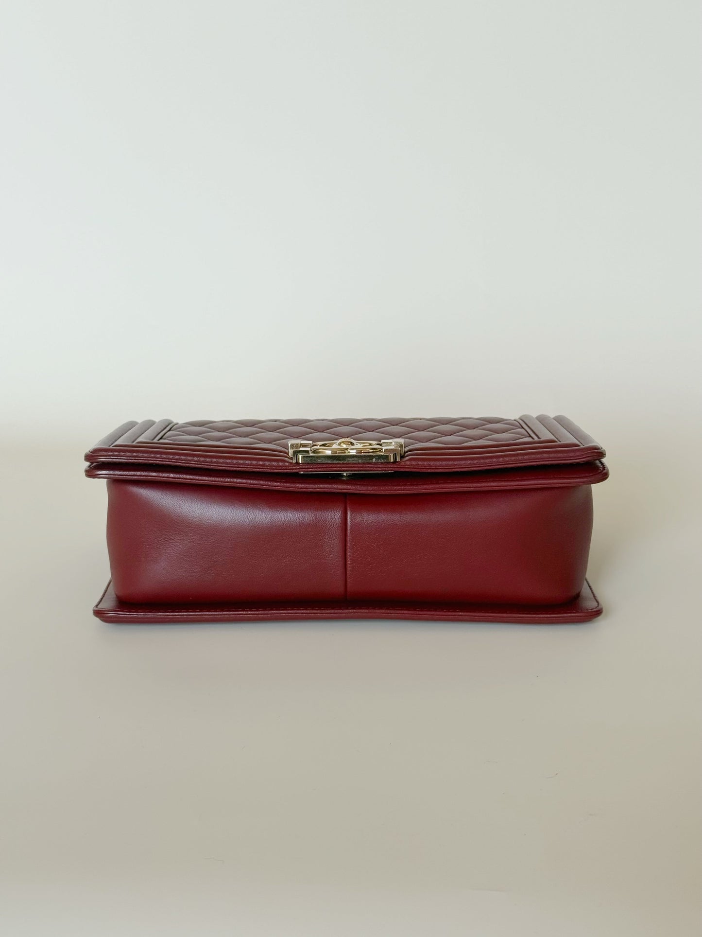 Chanel Lambskin Quilted Medium Boy Flap