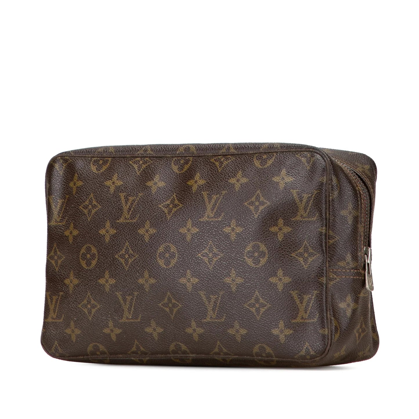 Brown Louis Vuitton Monogram Trousse Toilette 28 Clutch Bag