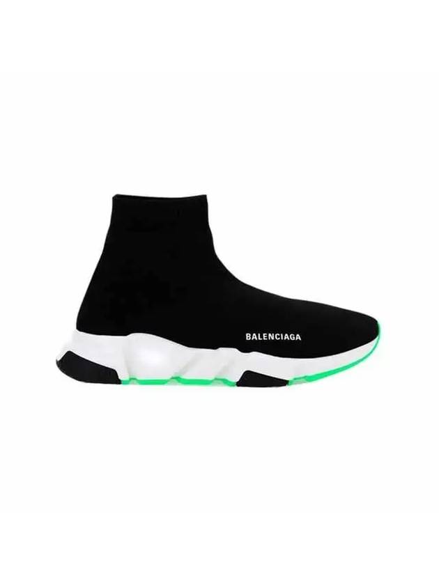 Luxury Balenciaga Trending 2026 Speed Runner High Top Sneakers Black Green