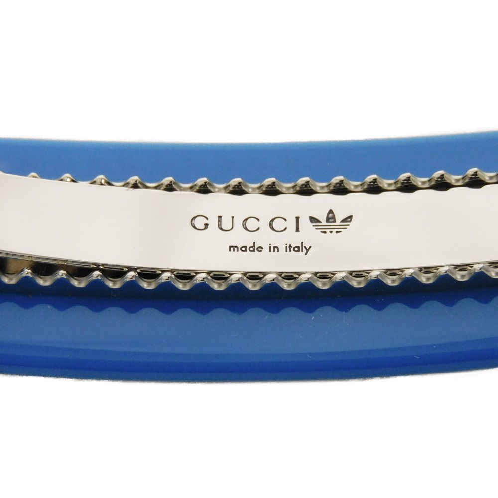 GUCCI Valletta 702940 IAABI 8521 Resin blue Trefoil logo Adidas Crystal Star Hair Clip