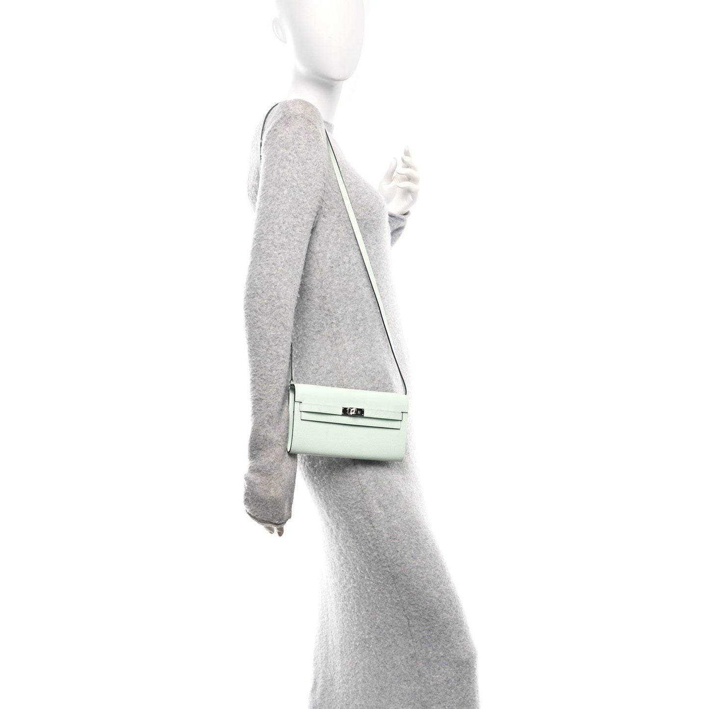 Hermes Epsom Kelly Wallet To Go Vert Peppermint