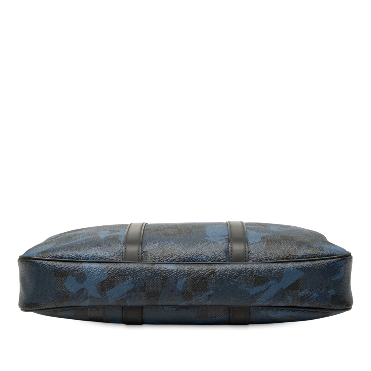 Blue Louis Vuitton Damier Cobalt Camouflage Porte Documents Voyage PM Business Bag