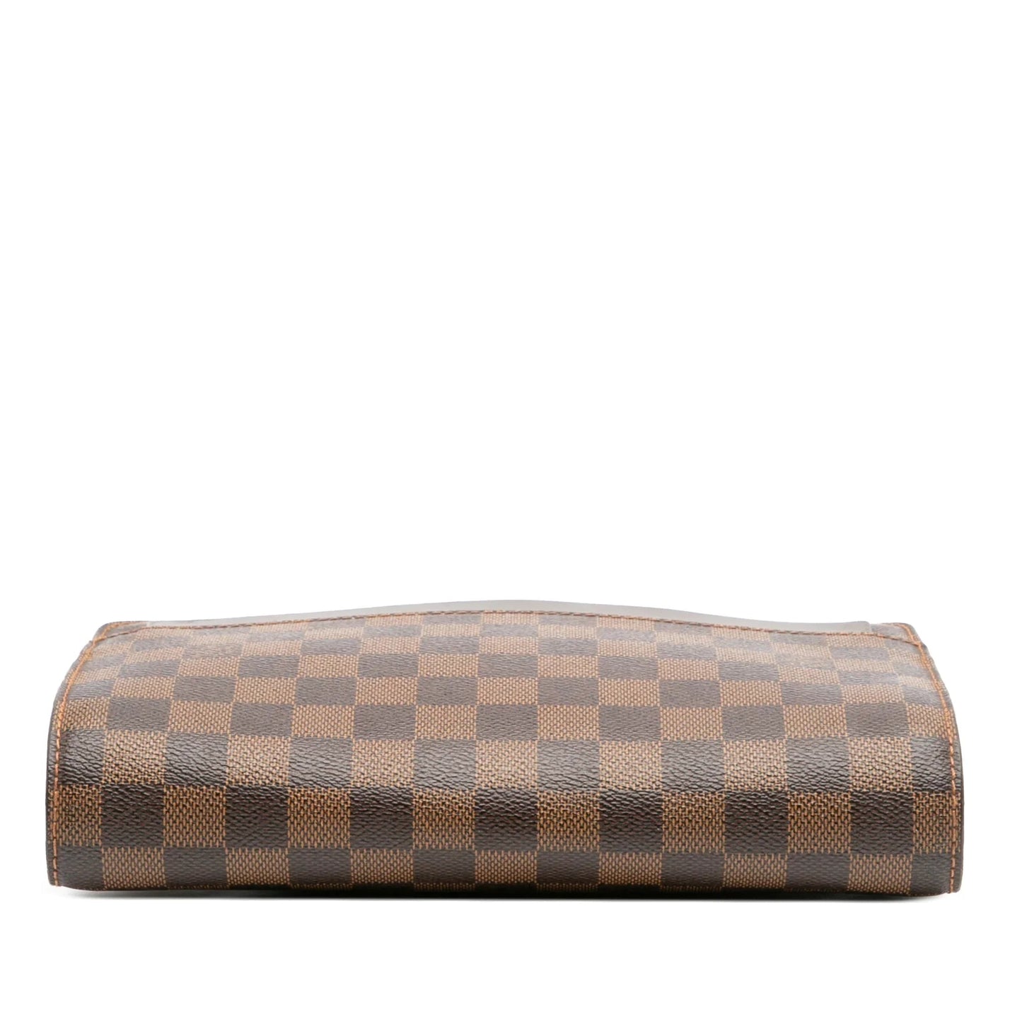 Brown Louis Vuitton Damier Ebene Saint Louis Pochette Clutch Bag
