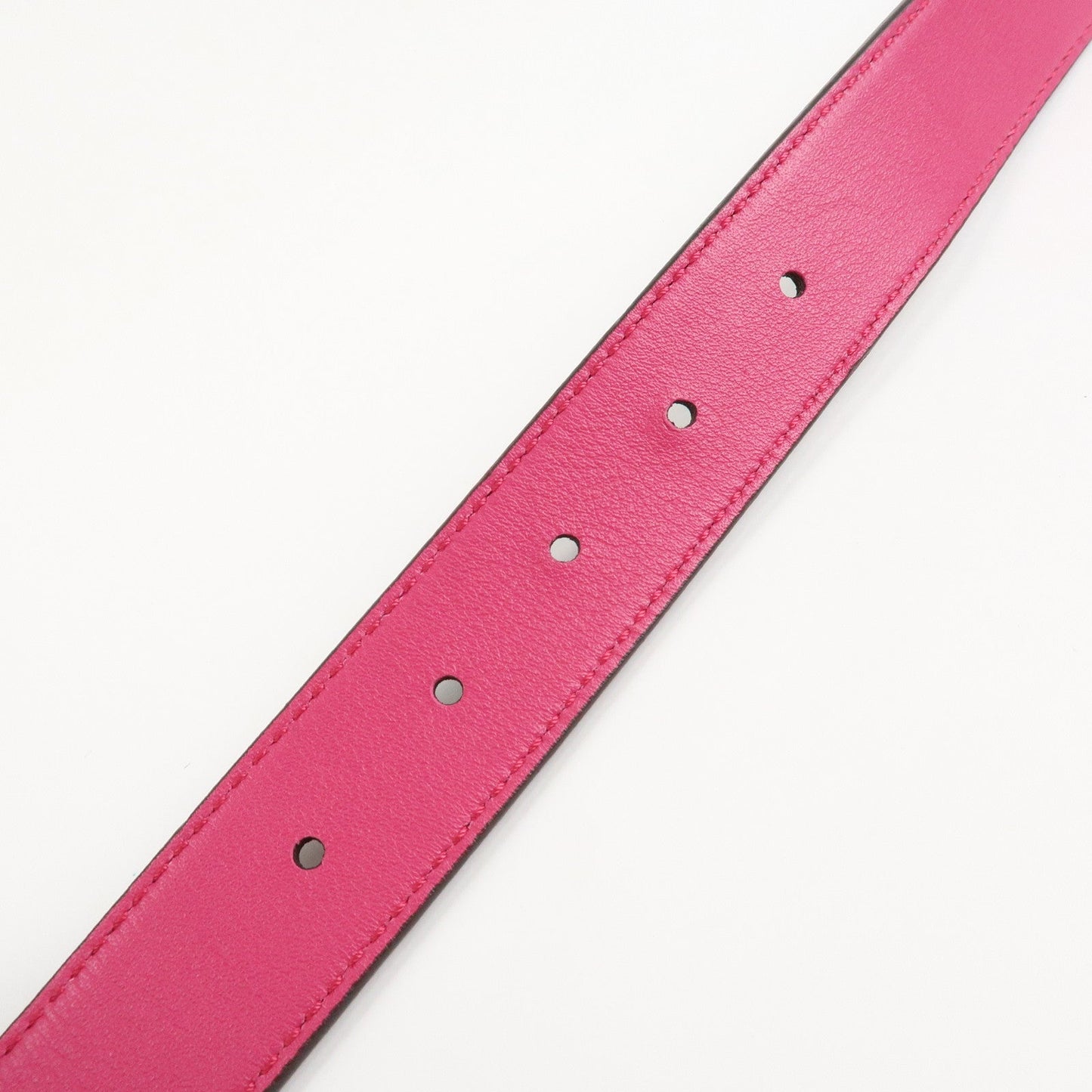 FENDI Zucchino PVC FF Logo Belt Multi Color