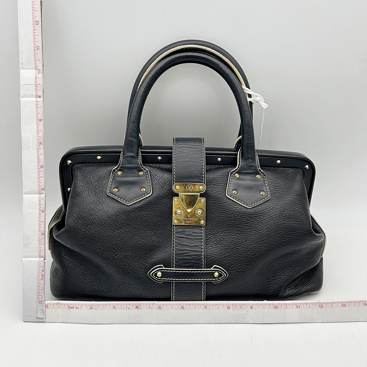Louis Vuitton Suhali Leather Suhali PM  - Black Handle Bags, Handbags LA1553
