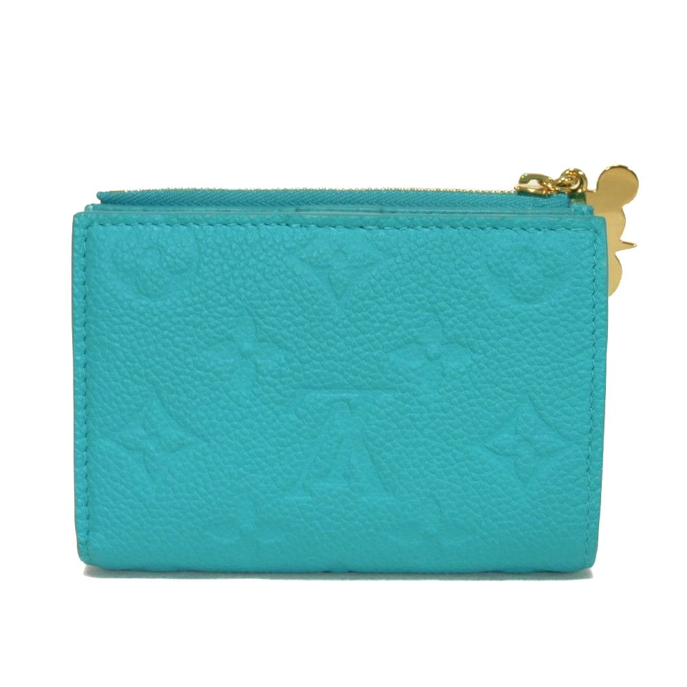 LOUIS VUITTON Bifold Wallet M14089 Taurillon Clemence leather (monogram embossed) Kabira Blue Monogram Taurillon Clemence LVxTM Portefeuille Lisa
