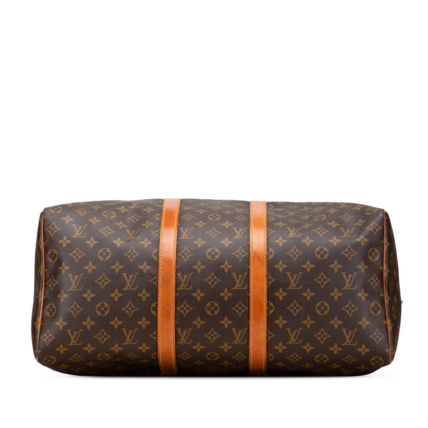 Brown Louis Vuitton Monogram Keepall 50 Travel Bag