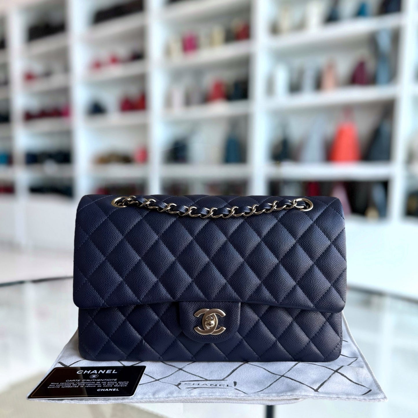 Chanel Classic Flap Medium Shoulder Bag - EworeBags