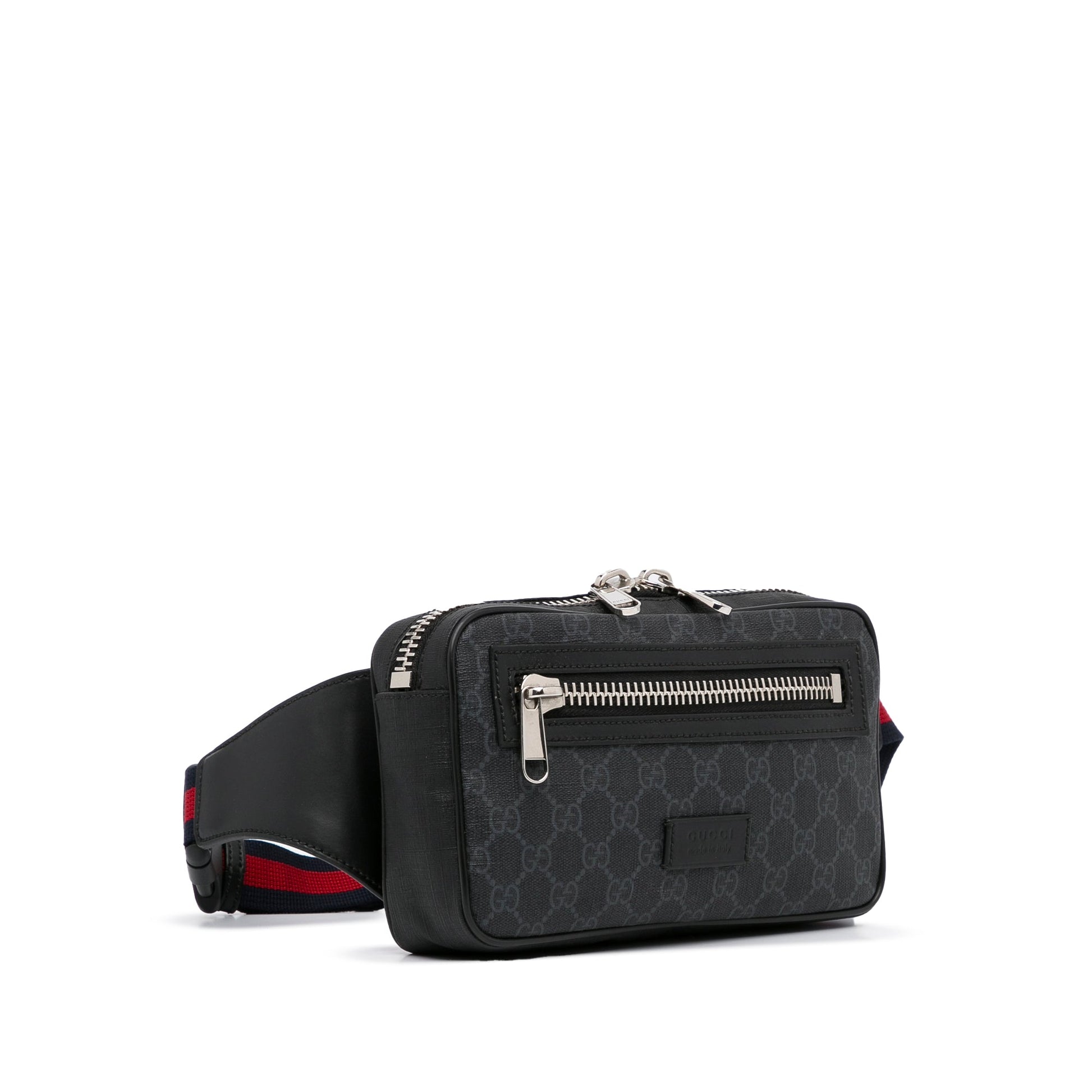 Gucci GG Supreme Black Canvas Crossbody