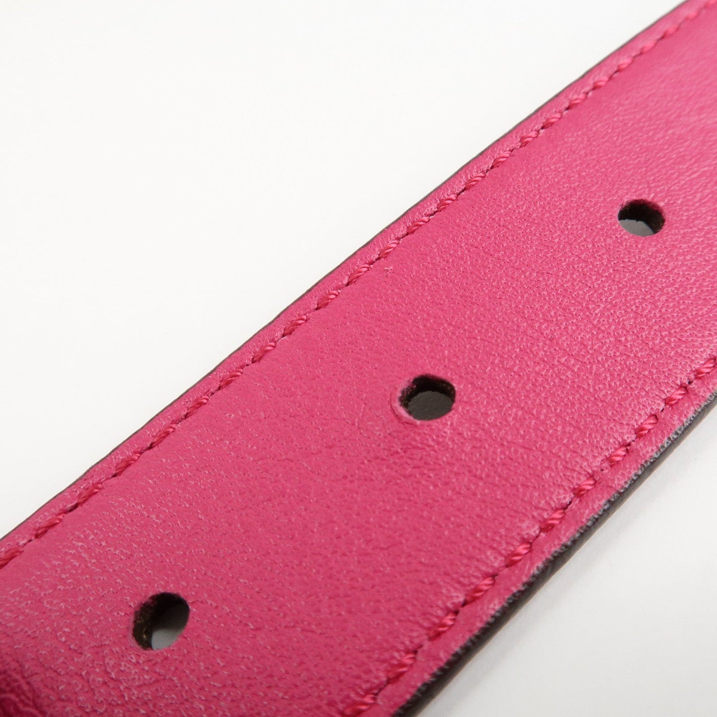FENDI Zucchino PVC FF Logo Belt Multi Color