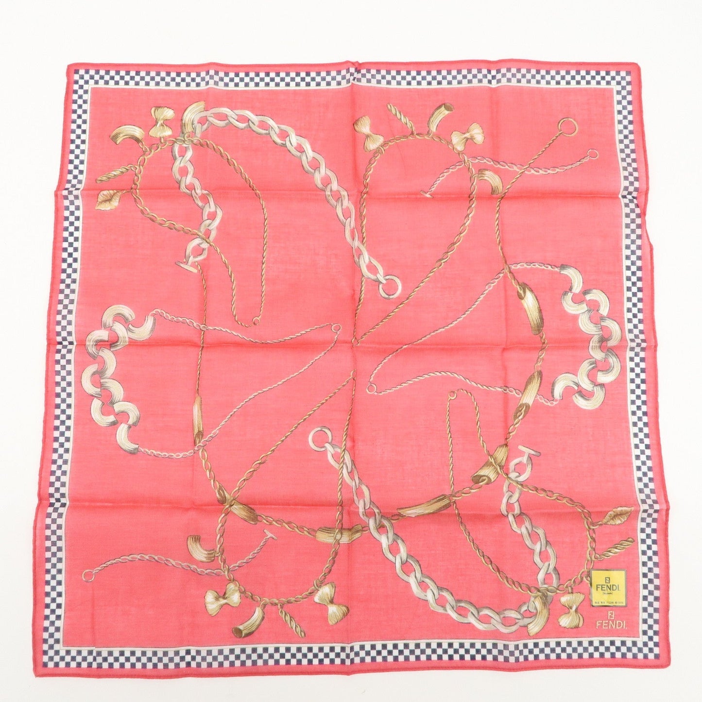 FENDI Set of 5 Cotton 100% Handkerchief Scarf