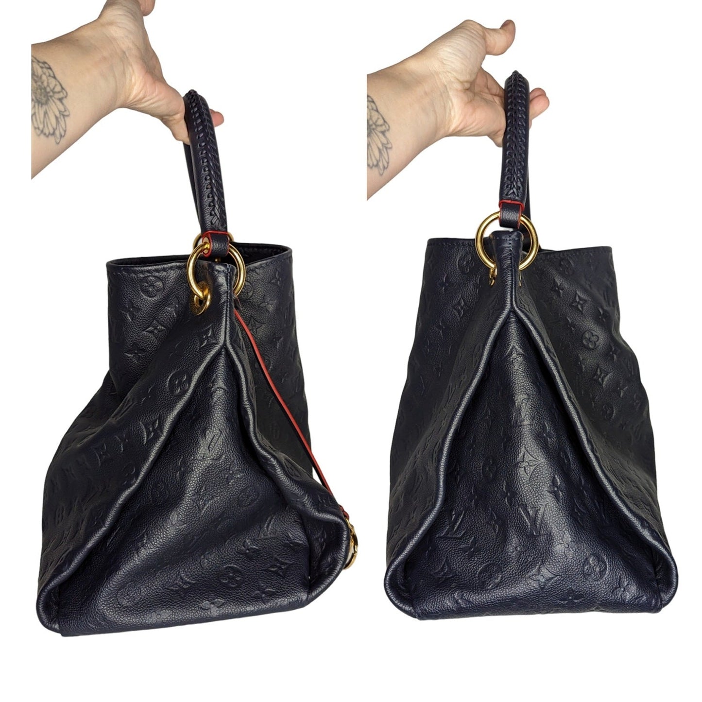Louis Vuitton Monogram Empreinte Leather Artsy Hobo