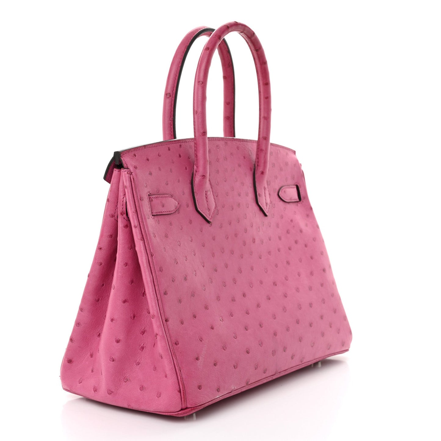 Hermes Ostrich Birkin 30 Rose Pourpre
