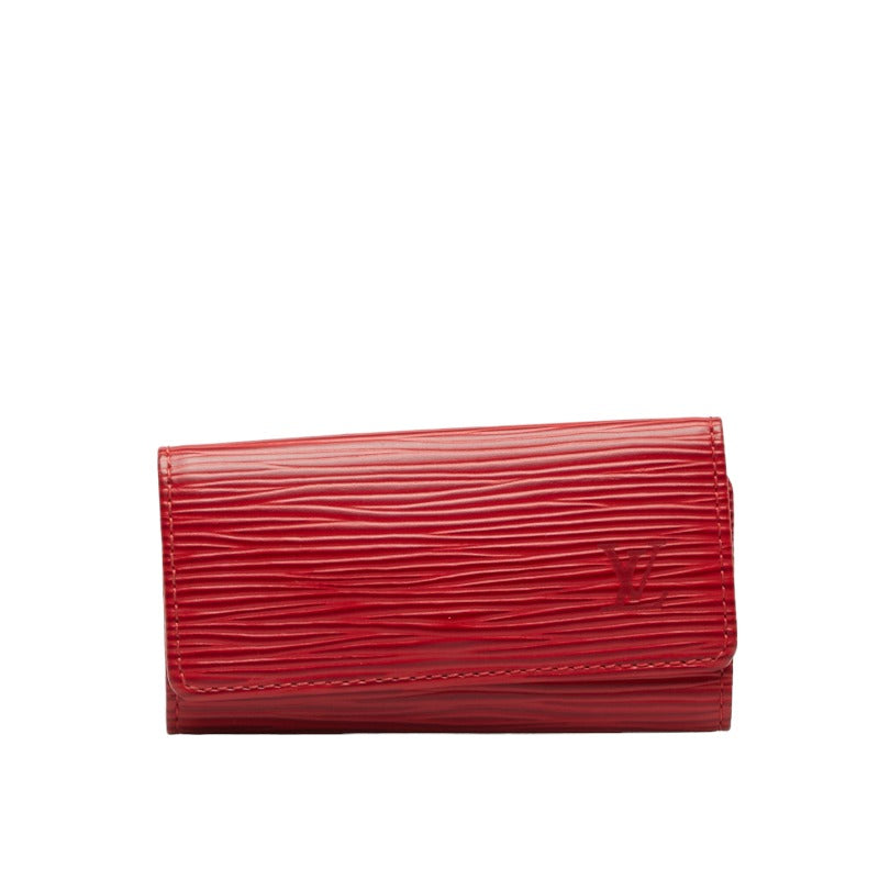 Louis Vuitton Epic Multicle 4 Keycase Keeper M6382E Castilian Red Leather  Louis Vuitton