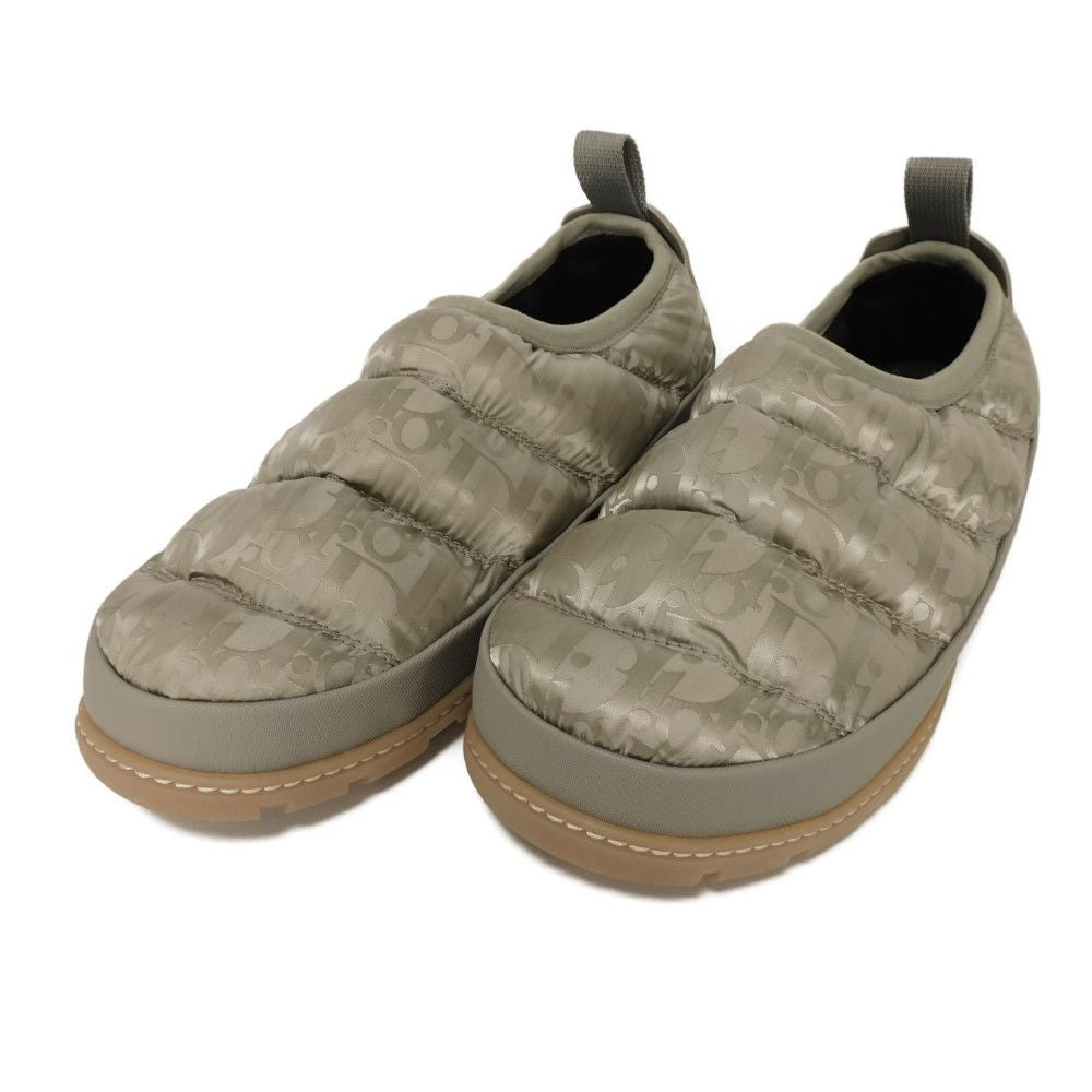 Dior Slip-on 3SA089ZHN_H161 Nylon beige Oblique Quilting Snow Slippers 39
