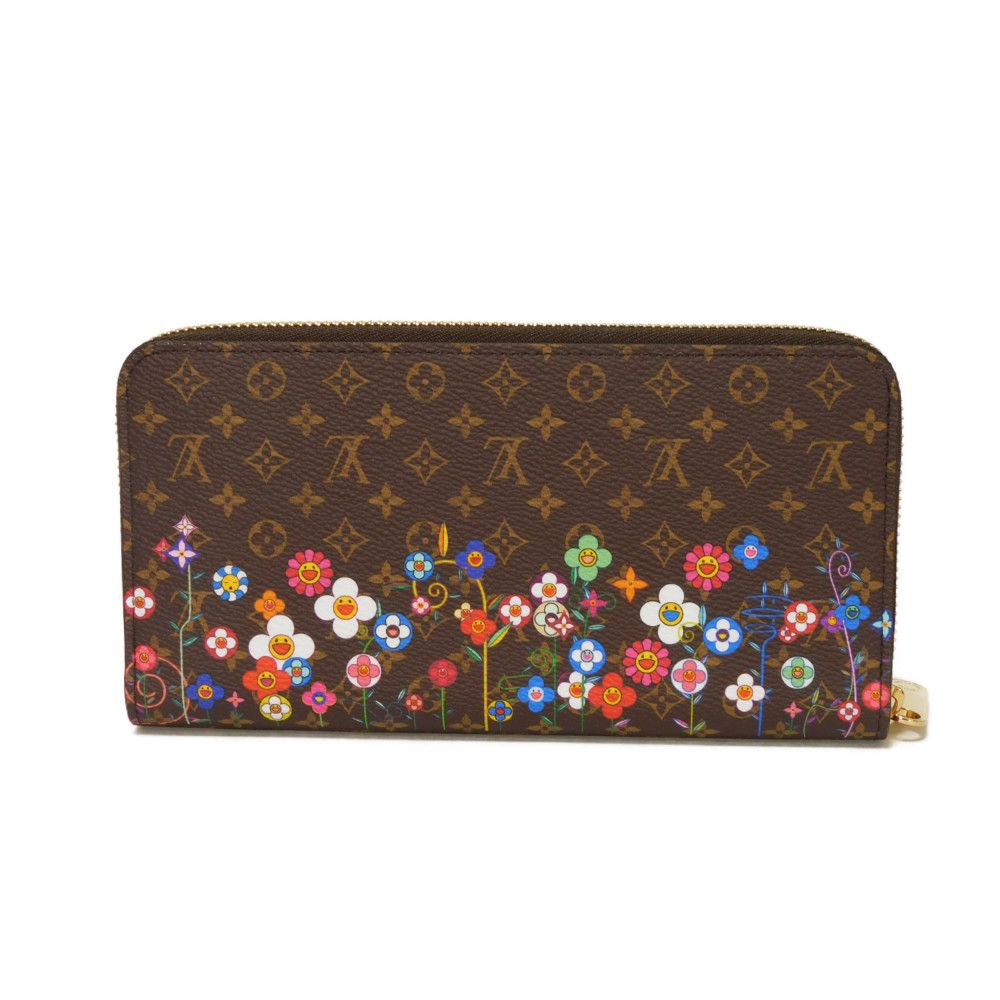 LOUIS VUITTON Long Wallet Purse M14162 Monogram canvas pink Monogram Flower LVxTM Zippy Wallet