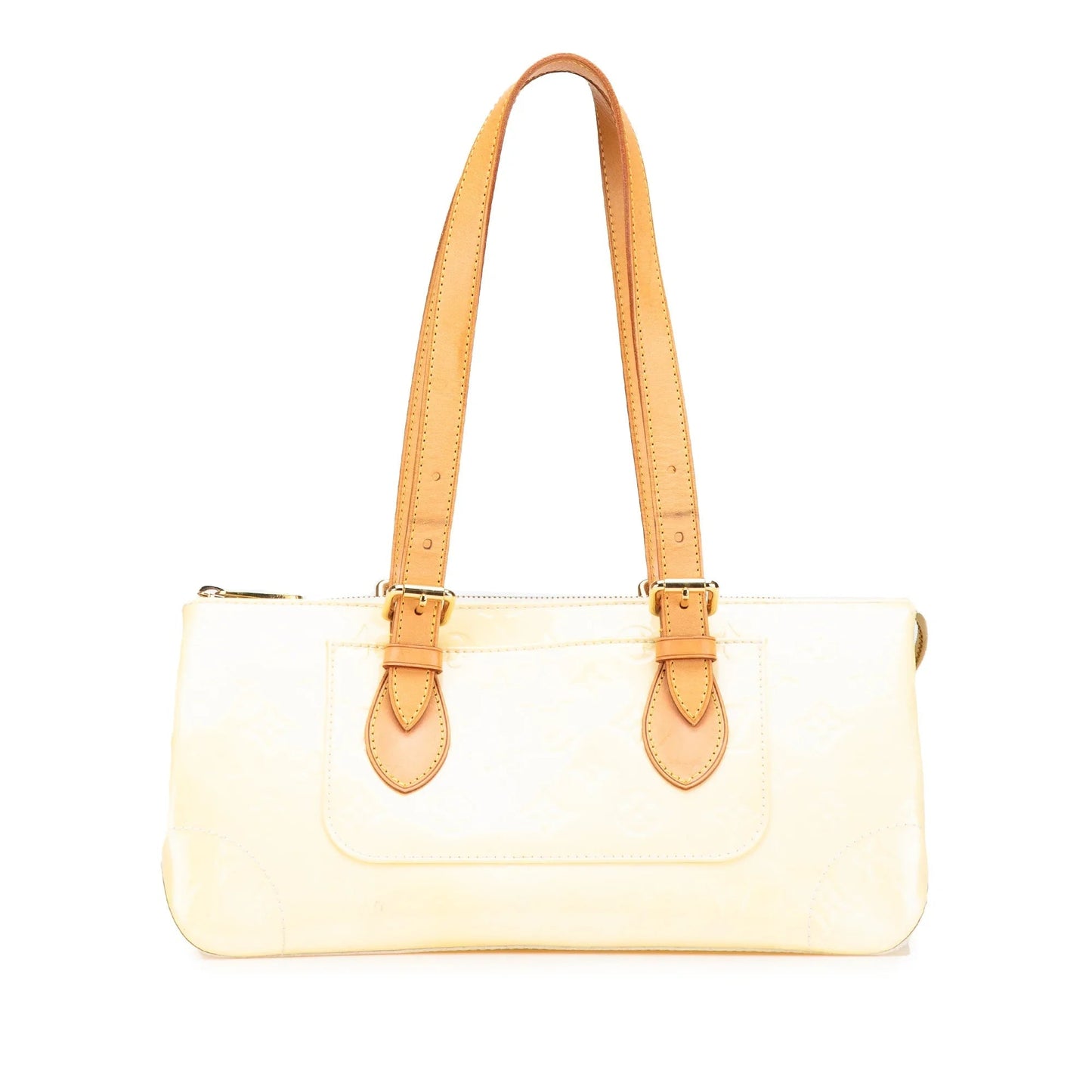 White Louis Vuitton Monogram Vernis Rosewood Avenue Shoulder Bag