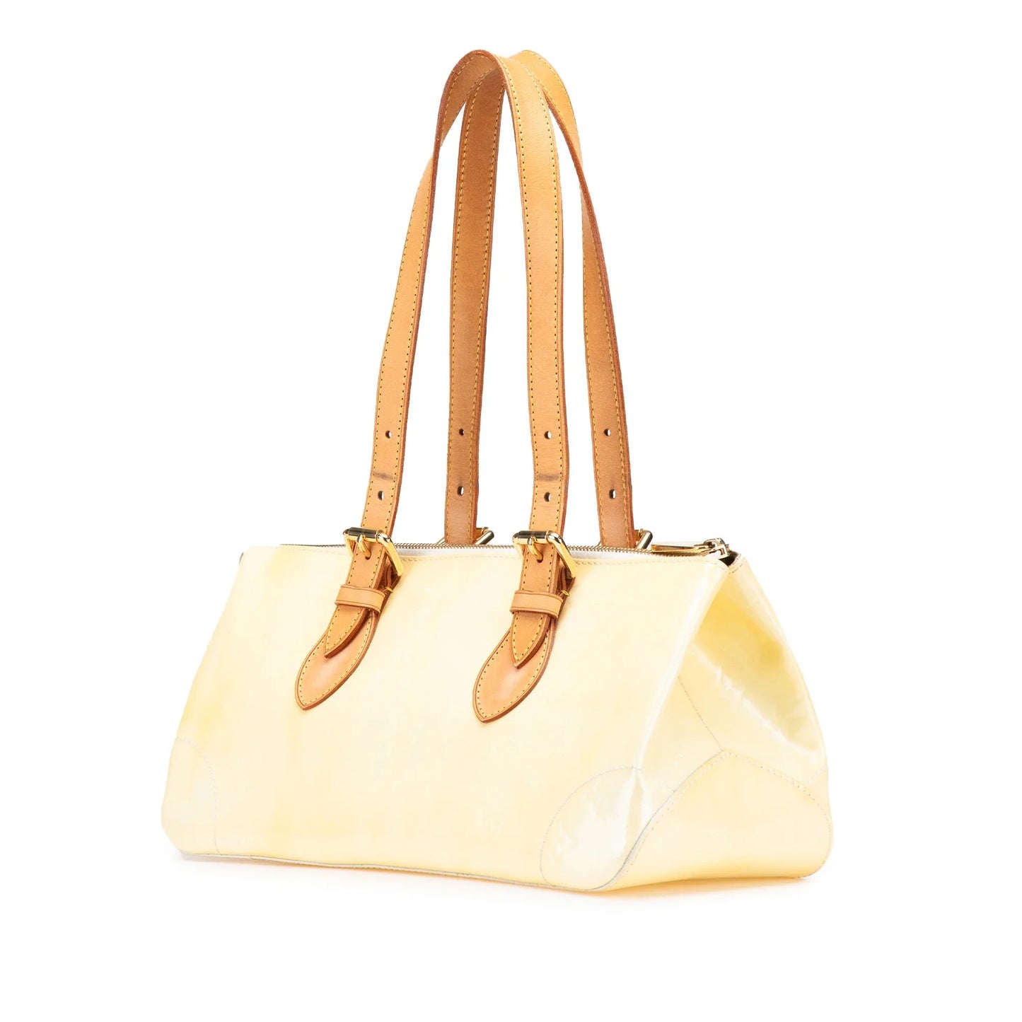 White Louis Vuitton Monogram Vernis Rosewood Avenue Shoulder Bag