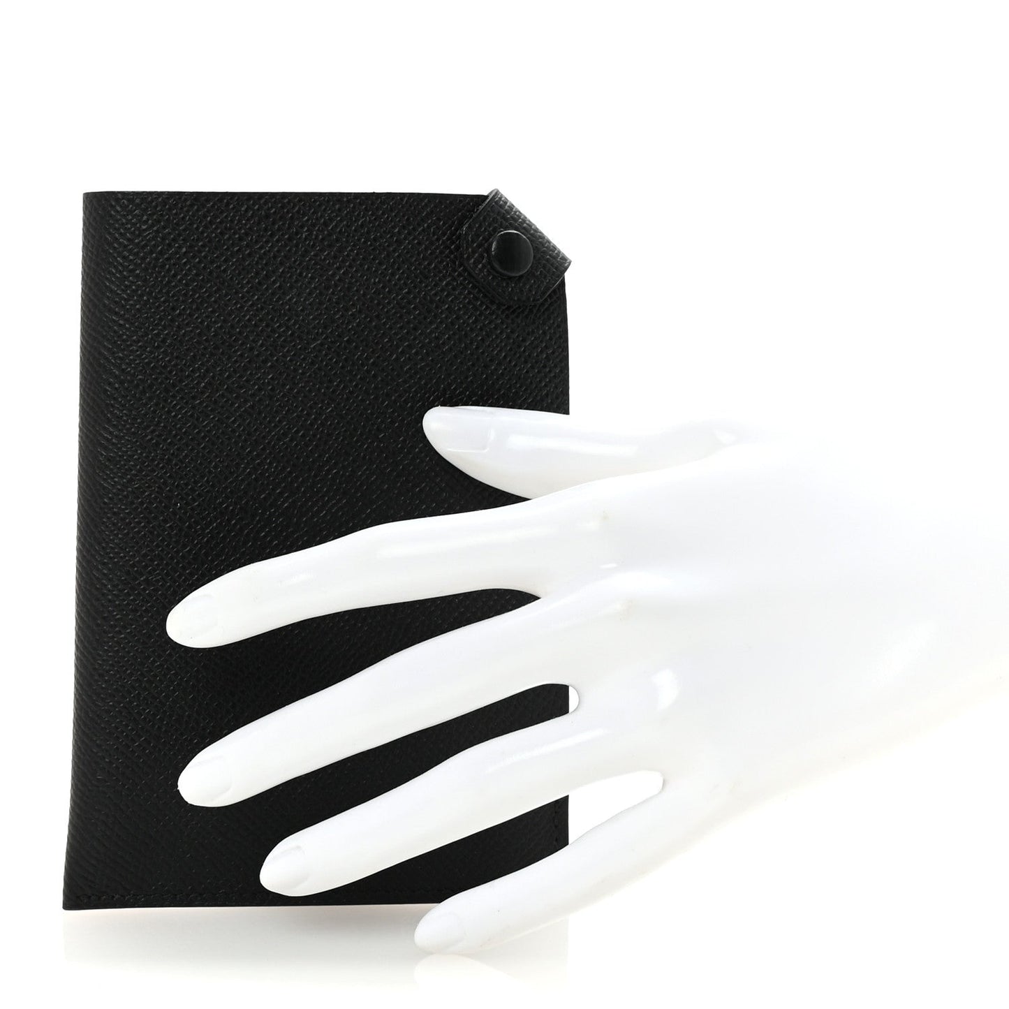 Hermes Epsom Tarmac PM Passport Holder Black