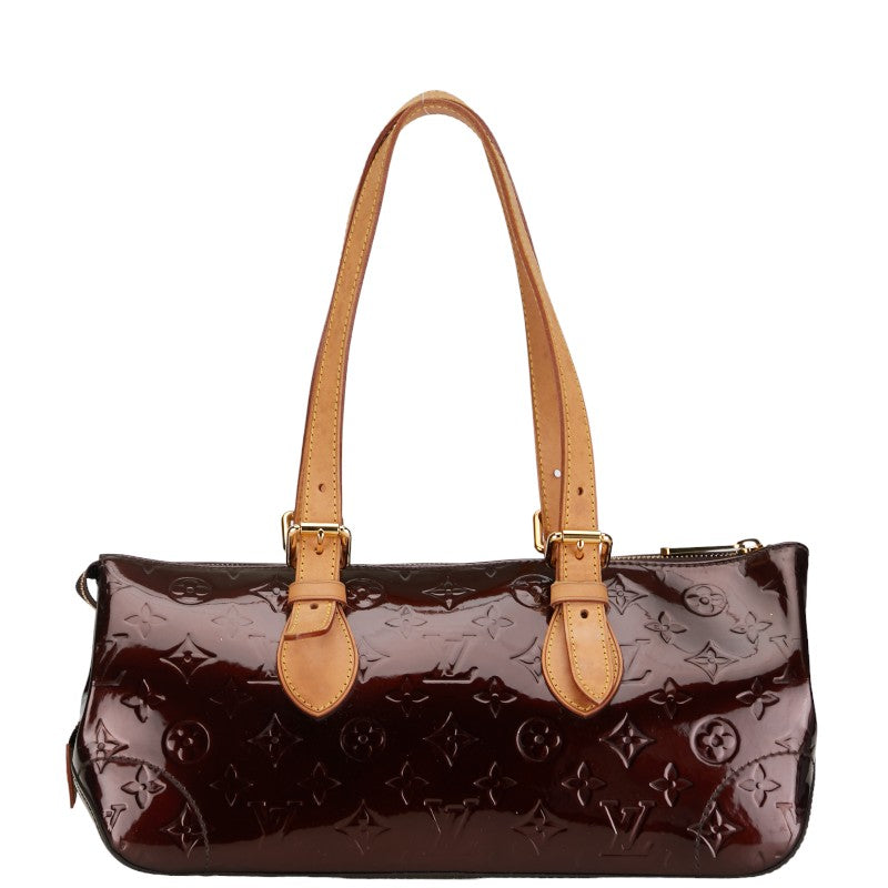 Louis Vuitton Monogram Vernis Rosewood Avenue Handbag M93510 Amarant Pearl Patent Leather Louis Vuitton