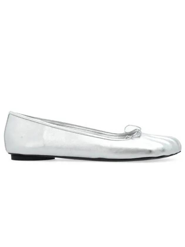 Luxury Balenciaga Trending 2026 Anatomic Metallized Ballerina Silver