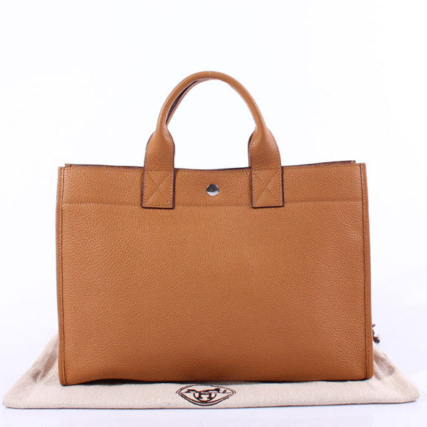 Luxury Hermes Briefcases 6008 Unisex Briefcase Coffee