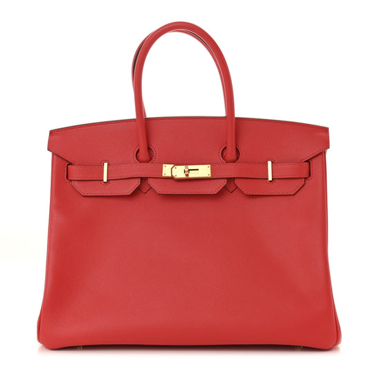 Hermes Epsom Birkin 35 Rouge Tomate