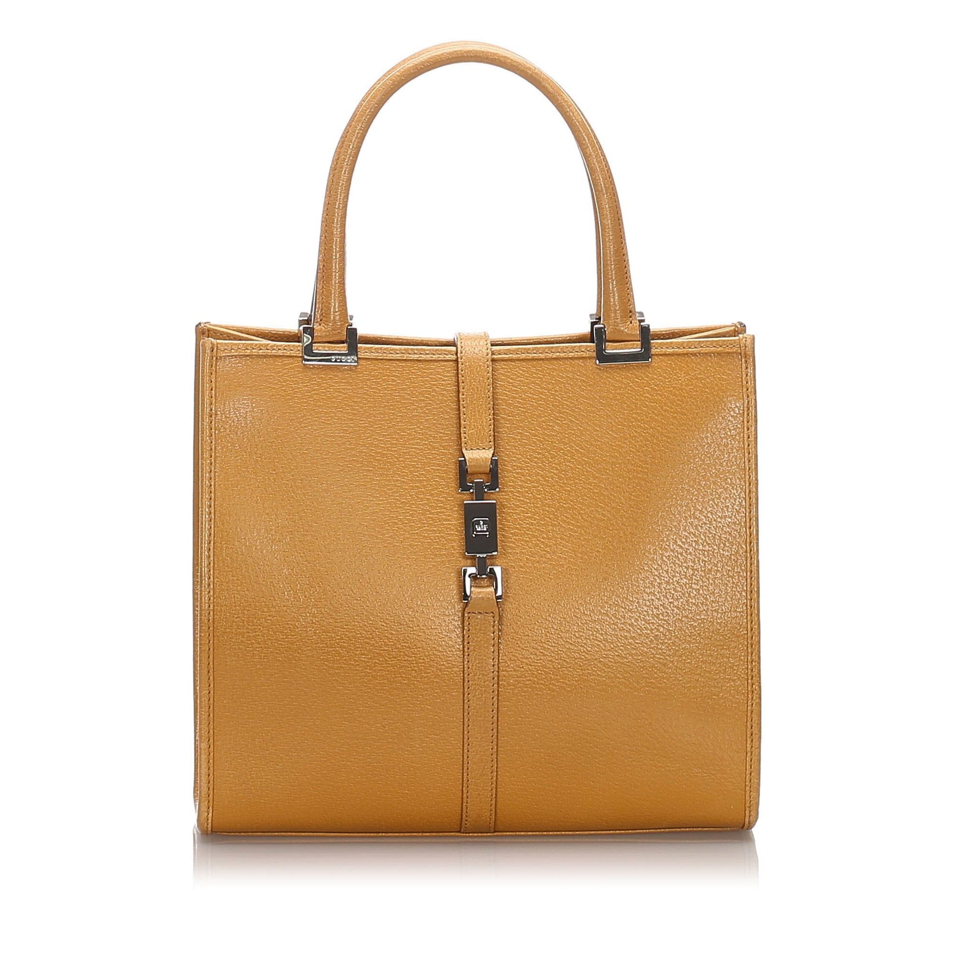 Gucci Jackie Brown Leather Tote