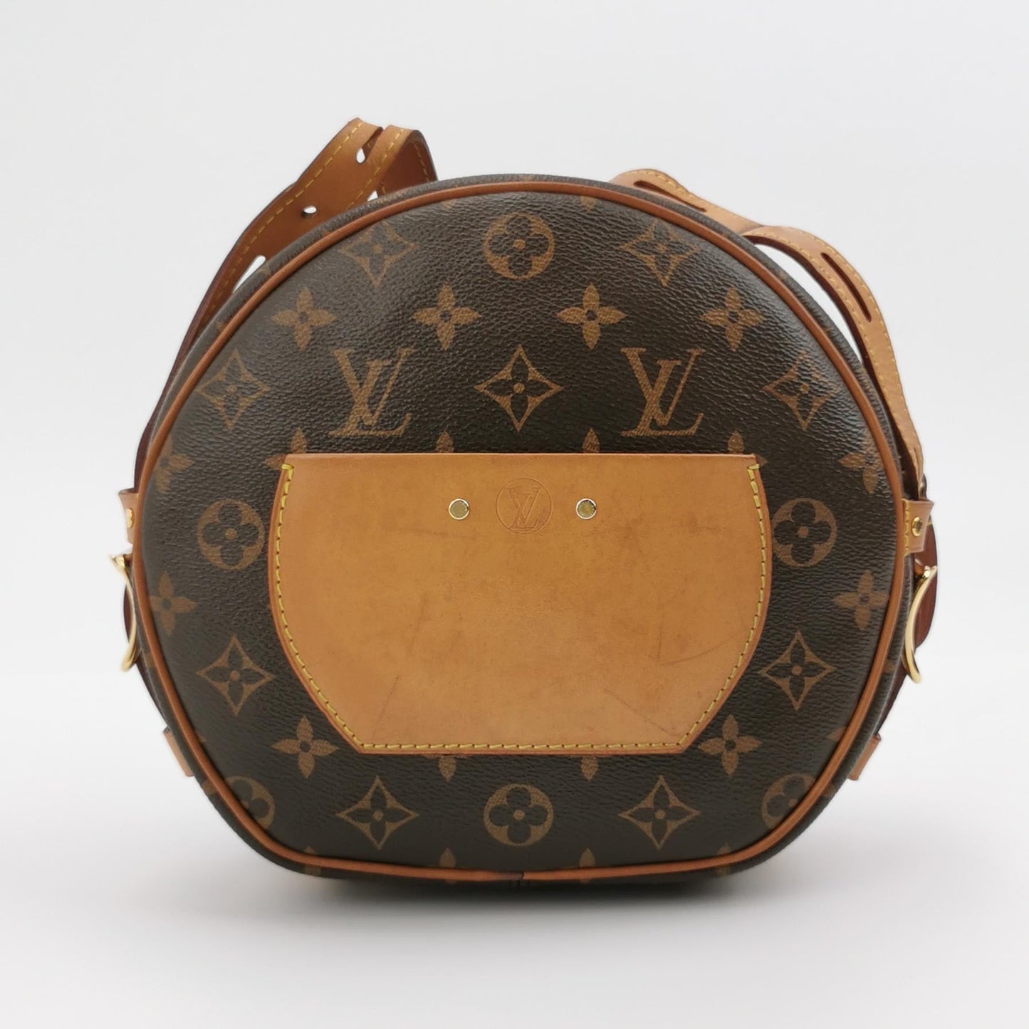 Louis Vuitton BoÃ®te Chapeau Souple Leather MM Crossbody Bag
