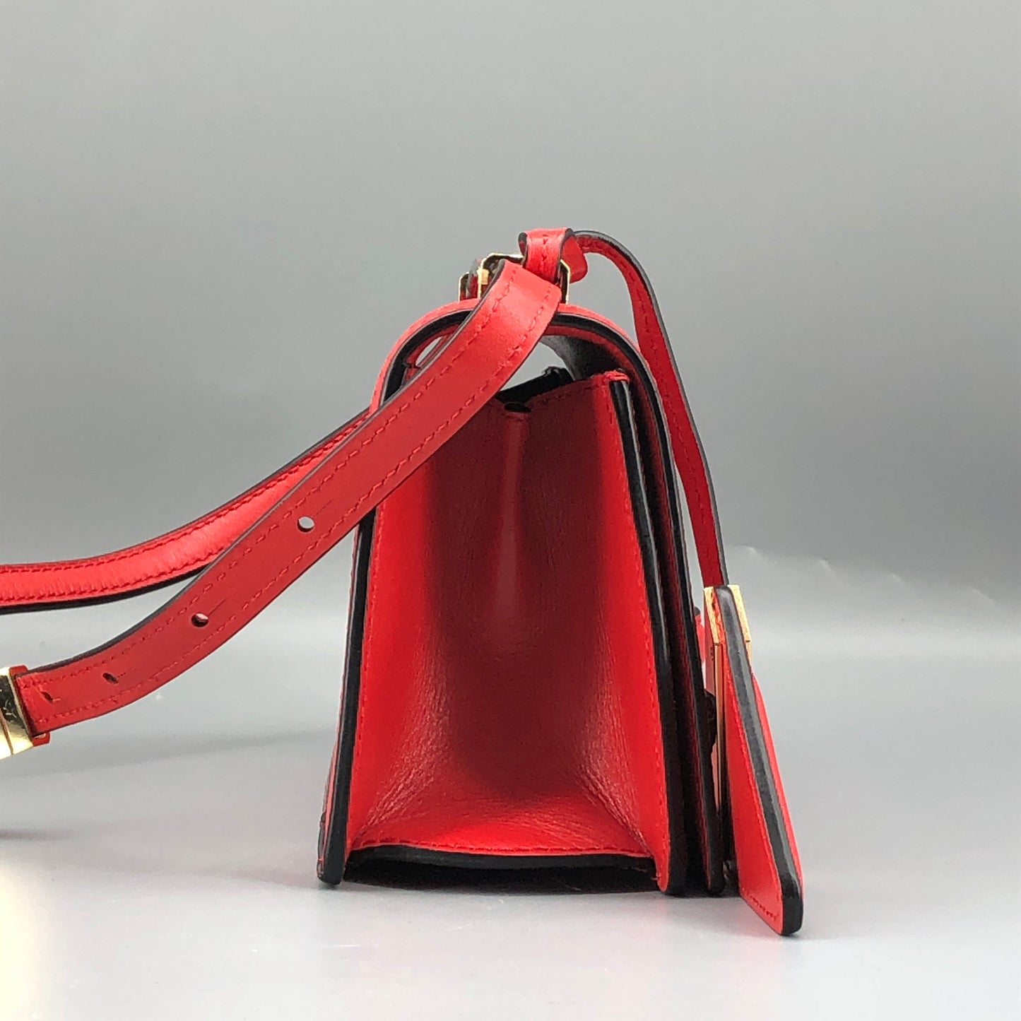 Loewe Barcelona Red Smooth Calfskin Crossbody Bag