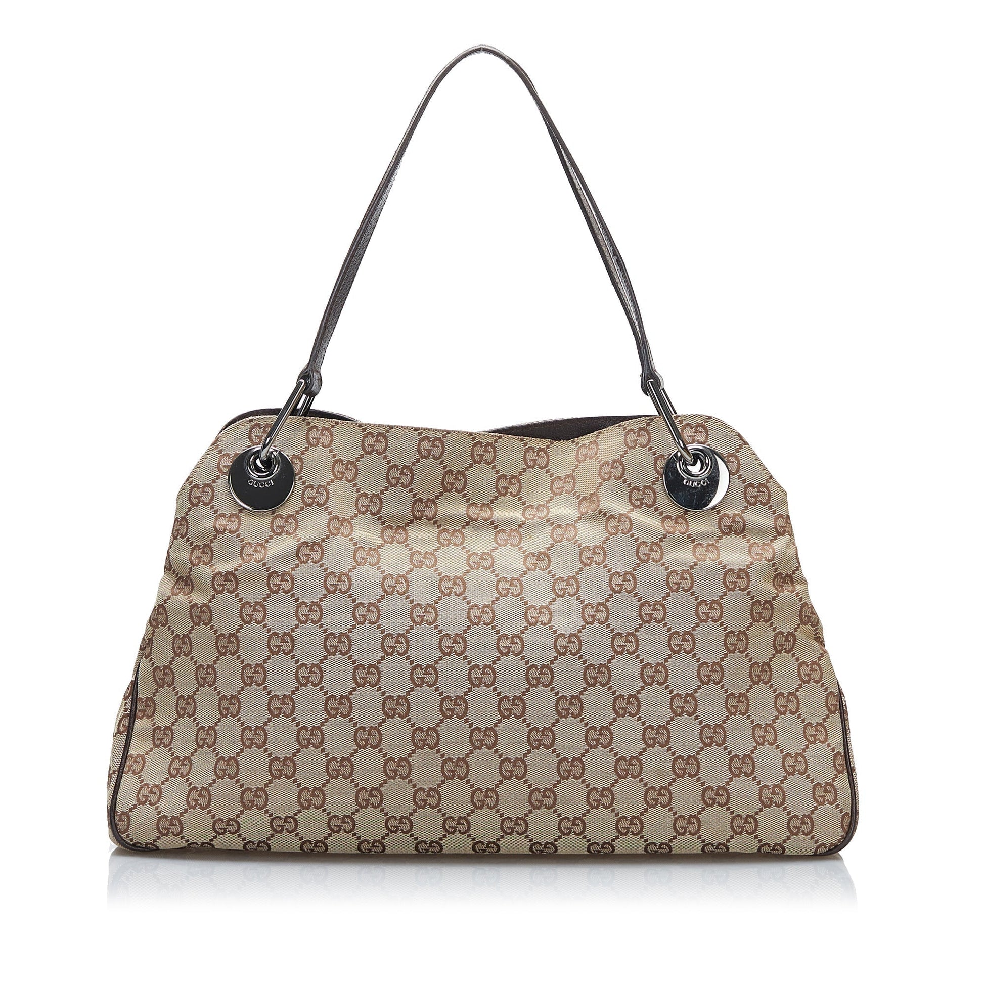 Gucci Leather Canvas Tote Style 43