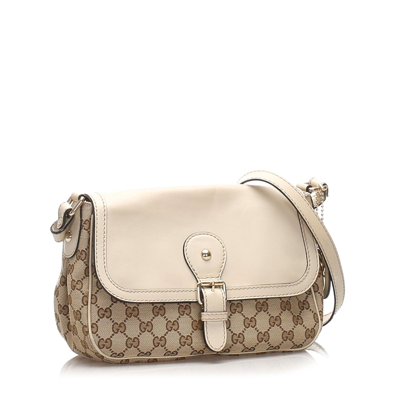 Gucci Leather Canvas Crossbody