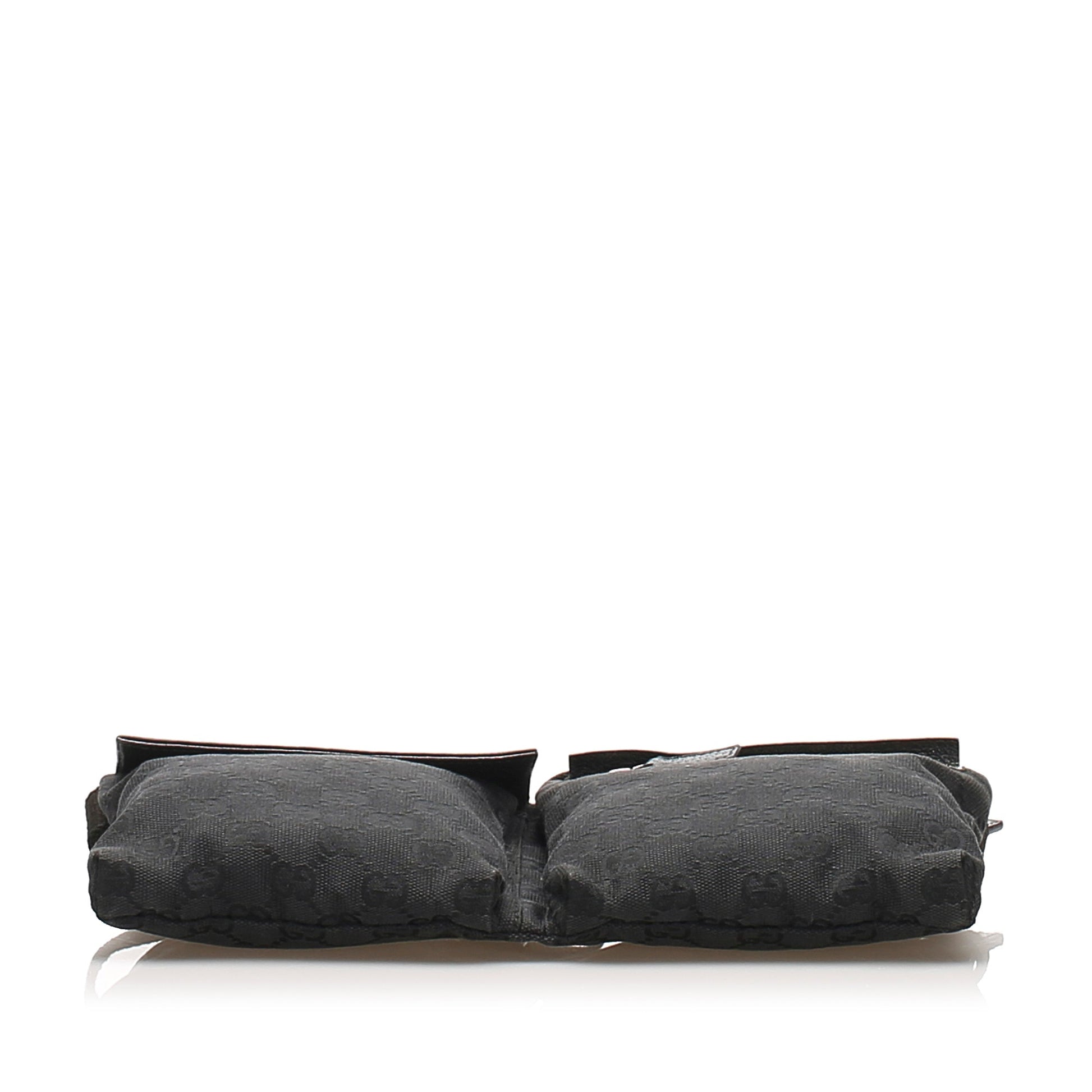 Gucci Leather Canvas Shoulder Bag