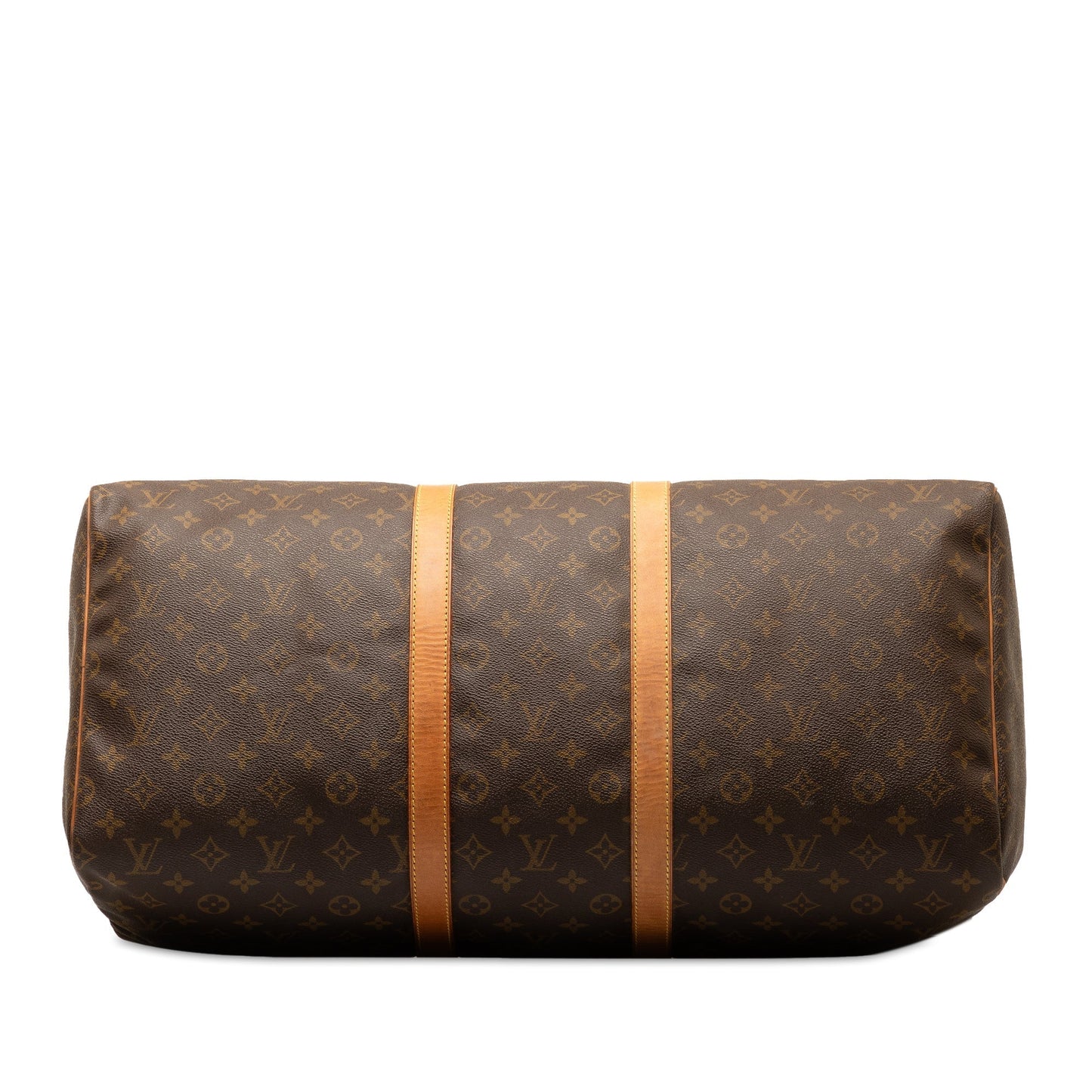 Brown Louis Vuitton Monogram Keepall 55 Travel Bag